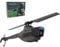 BAUBAUPLAY RC Hubschrauber, C128 Ferngesteuertes Helicopter, 2.4G 4CH Single Rotor ohne Querruder Militär Hubschrauber Spielzeug Geschenk für Erwachsene - RTF
