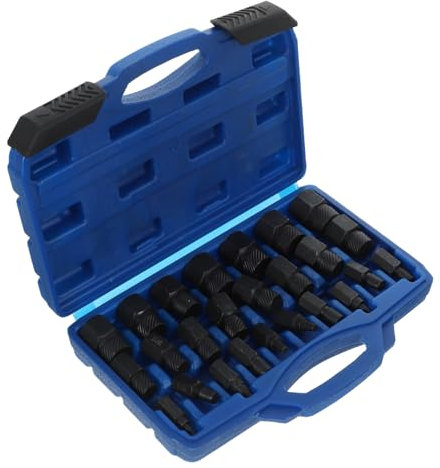 COSMEVIVI Bolzenausdreher-kit Werkzeug Für Abgenutzte Schrauben Schraubenausdreher Entferner Für Abgebrochene Schrauben Ausdreher-kit Schraubenentfernungswerkzeug in Aufbewahrungsbox