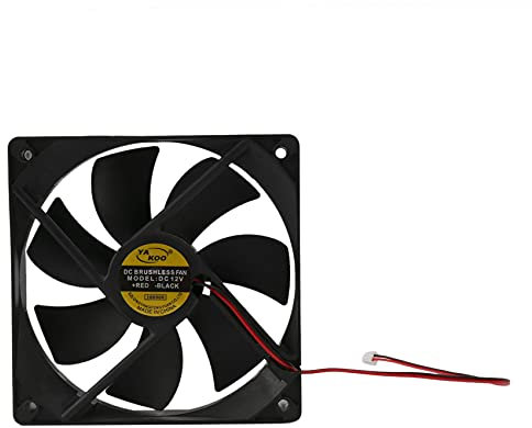 PPcdfre 120Mm X 25Mm 12V 2Pin Sleeve Bearing Cooling Fan for Computer Case