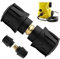 Lot de 2 adaptateurs haute pression à connexion rapide pour nettoyeurs haute pression Kärcher M22 14 mm Connecteurs de tuyau et pistolet compatibles avec Karcher K2 K3 K4 K5 K6 K7 raccords à