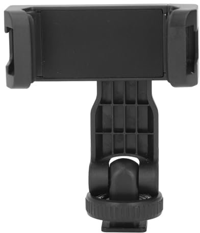 Phone Clamp Tripod Mount Adapter Portable Adjustable Holder for Microphone Fill Light Camera for Outdoor Aluminum Alloy ABS