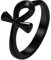 Flongo Ankh Kreuz Ring Damen: ägyptische Symbol Ankh Kreuz Fingerring Amulett Schmuck Geburtstag Jahrestag Geschenk für Männer Frauen Größe 57