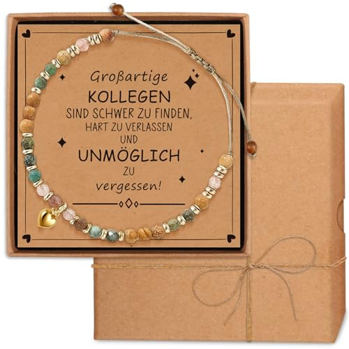 TUZELIYA Geschenke für Frauen, Positive Natursteinarmband Geschenk für Frauen, Geburtstagsgeschenk Weihnachtsgeschenke Muttertagsgeschenk für Freundin, Mama, Oma, Kollegin, Schwester