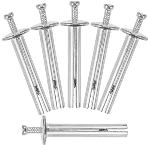 KOMBIUDA 10pcs Drive Nail Expansion Anchors Heavy Duty Concrete Fasteners with Hammer Installation for Secure Wall Fixing in Masonry and Brick Applications