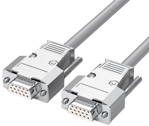 Cavo maschio/femmina VGA di flessibilità del cavo a catena di resistenza industriale HDB15 alta per schermatura doppia dell'attrezzatura di automazione