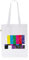 style3 Retro Testbild Biobaumwolle Beutel Jutebeutel Tasche Tote Bag