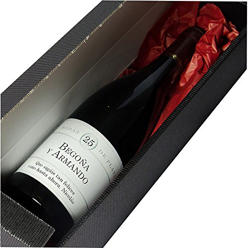 Botella de Vino Personalizada con Sus Nombres y la dedicatoria Que tú Quieras