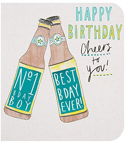 Hallmark Geburtstagskarte für Jungen, Motiv Bier