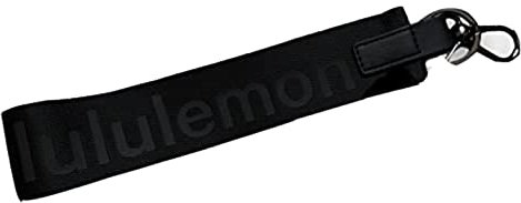 Lululemon Never Lost Schlüsselanhänger, 22,9 cm, Schwarz / Super Dark, Schwarz