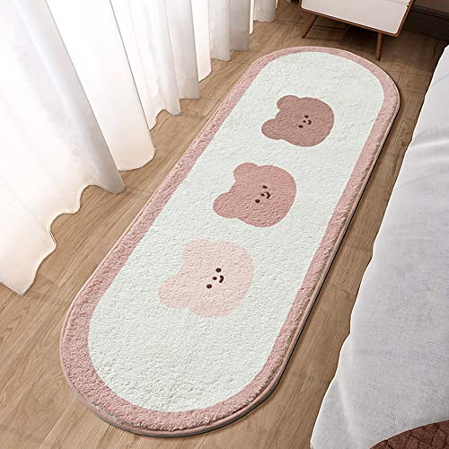 Poowe Morden weicher CuteArea Teppiche, superweicher, flauschiger Teppich für Wohnzimmer, Schlafzimmer, Heimdekoration, Kinderspielzimmer, Kinderteppich (50,8 x 120 cm, brauner Bär)
