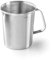 Lacor - 62745 - Jarra Medidora, Taza de Medir, Medidor de Líquidos, Acero Inoxidable, 9 cm, 0,5 L