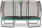 EXIT Toys Allure Classic Rechteckiges Trampolin - 244x427cm - Mit Fußschutzsystem - Mit Sicherheitsnetz - Wasserbeständig - Starkes Großtrampolin - Für alle Altersgruppen - Grün