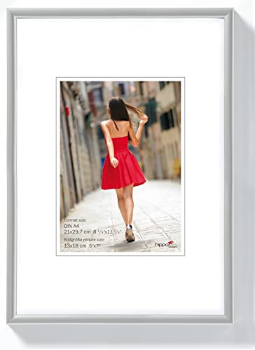 Hippo Design Styling Bilderrahmen HDKV130S, 21x29,7 cm, silber
