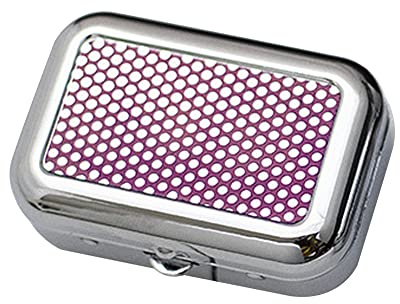Mini Tragbarer Aschenbecher,Asudaro Metall Taschenaschenbecher mit Deckel Reisetaschenaschenbecher Kreativer Personalisierter Klein Zigaretten Aschenbecher für Unterwegs Aschenbecher to go Lila