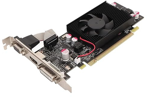 GT210 1G DDR2 64bit Scheda grafica, Gaming Scheda grafica con uscita DVI VGA, PCI Express 2.0 x16, per DirectX10.1