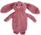 K Collection 3D Novelty Hot Water Bottle with Removable Cover - Pink Bunny Design - Soft Plush Cover - Premium Natural Rubber