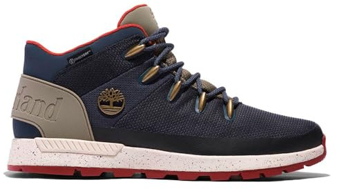 Timberland Mid Lace Up Waterproof Sneaker, Men's Trainers, Dark Blue Mesh, 8 UK