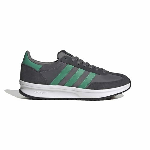 Adidas Herren Run 70S 2.0 Shoes, Grey Four/semi Court Green/Carbon, 44 2/3 EU