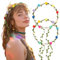 BETESSIN 2Pcs Pride Haarschmuck Regenbogen Haarband Blumenkranz Haare Damen Blumenkrone LGBT Accessoires Pride Haarreif Blumen Stirnband Rosen Hochzeit Geburtstag CSD Outfit Karneval Mottoparty