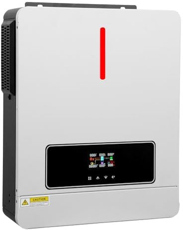 4200 W Hybrid Wechselrichter 24 V MPPT Solar Charge Controller with WiFi, with 120 A MPPT Solar Controller Max. PV Input 500 V, Works with 24 V Lead-Acid and Lithium Batteries (4200 W 0% VAT)