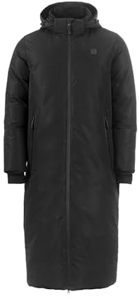 Cavallo Maiko Warmer Unisex-Maxi-Mantel wasserdicht Black Sportswear HW 2024
