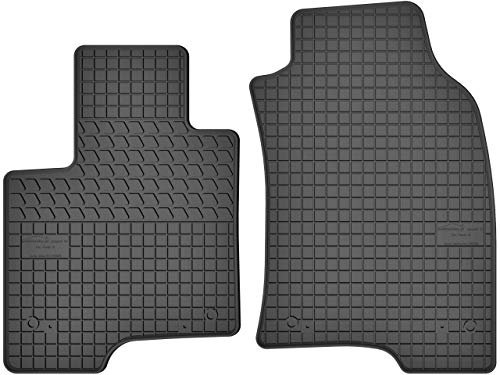 Maßgefertigte Auto Gummimatten, kompatibel mit FIAT Panda III von 2012 bis Jetzt - 2 teilige Gummifußmatten Set, Geruchlos & Abriebfest, Hochwertige Fußmatte Auto Accessoires