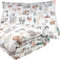 PLUMERI Kinderbettwäsche 90x120 + 40x60 100% Baumwolle Weiche & Farbenfrohe Bettwäsche für Babys Mädchen & Jungs Hochwertiges Set mit Reißverschluss YKK Kissenbezug. Muster - Bauernhof & Tiere