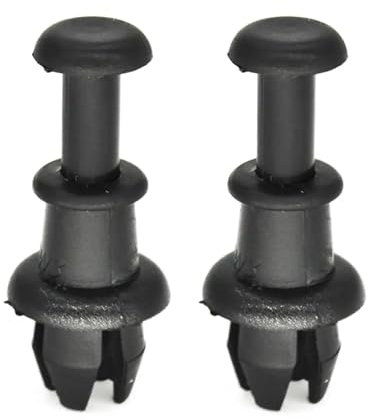 NEGRO 2X Hutablage-Clips passend for Skoda, Citigo Fabia NJ Kamiq Karoq Octavia 5E Rapid Superb Scala 1M6867574A Schnurhalter Schwenkaufhänger Feste Clips für den Riemen der hinteren Hutablage