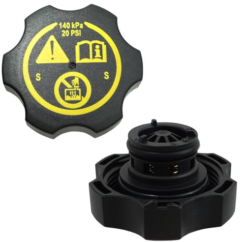 Coolant Tank Cap Cover Lid Radiator Expansion Water Tank Cap Compatible with Chevrolet 13598760 13502353 1305248 for Vauxhall Opel Astra J/K Corsa D/E Insignia A/B Mokka X Zafira B/Tourer C Meriva B