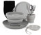 Ensemble de couverts de camping pour 1 personne, assiettes et bols de camping pliants, ustensiles de camping, ensemble de vaisselle pour voyage, randonnée, pique-nique, kit de désordre de camping
