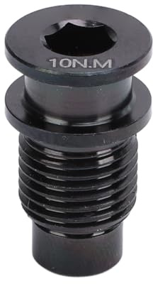 Achter Derailleur Fixing Bolts, Lightweight Reduced Wind Cycling Rear Derailleur Screw Aerodynamic for Road Racing (Black)