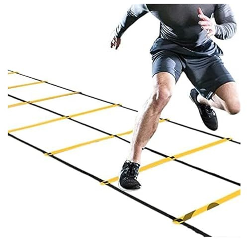 KEuLen Agility Ladder, Speed Ladder, Adjustable Speed Training Equipment, Football Flexibility Jumping Ladder, For Outdoor Drills(6m)