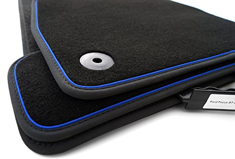 kh Teile Fußmatten Velours Automatten Premium Teppich Schwarz Blau 4-teilig