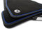 kh Teile Fußmatten Velours Automatten Premium Teppich Schwarz Blau 4-teilig