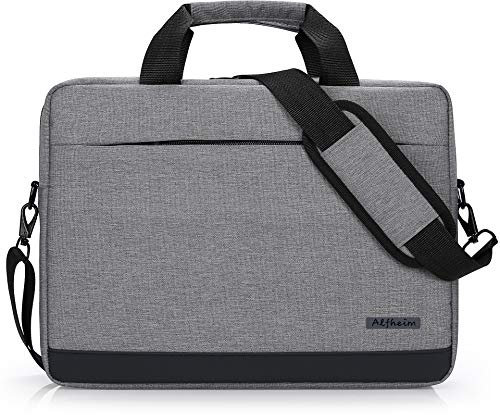 Alfheim Laptop Bag with Shoulder Strap 15/15.6/16 Inch Men Women Lightweight Waterproof Soft Computer Briefcase for Business Work Notebook Ultrabook Compatible with Macbook Air