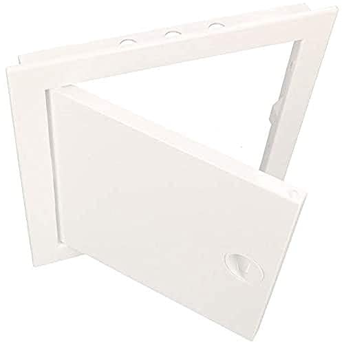 KOTARBAU® Puerta de inspección, 300 x 400 cm, Blanca de plástico ABS resistente, Panel de acceso, Compuerta de fácil acceso, Puerta de inspección, Trampilla para pared o techo