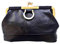 Maynowax -Porte- Monnaie clic clac en véritable Cuir d'agneau Souple avec Fermoir doré 16 cm x 10 cm x 3cm et 2 Compartiment pour Pieces et Billets