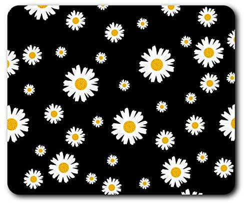 Cute Daisy Flowers Garden Mouse Mat Pad Computer PC Laptop Gaming Office Home Desk Accessory Gadget 2438