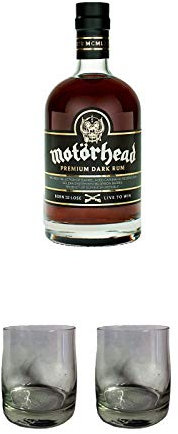 Motörhead RUM 0,7 Liter + Rum Glas 1 Stück + Rum Glas 1 Stück
