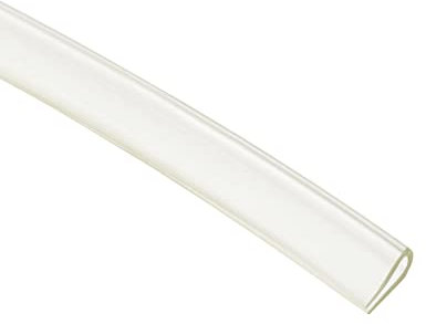 sourcing map Trim Seal, PVC U-Seal Channel Edge Protector Sheet, Fits 1.5-2mm Edge 1Meter/3.82Ft Length, 0.24 Height Transparent
