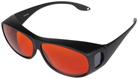 Teravan Somnus I Blue and Green Wavelength Blocking OTG Fitover Glasses, Premium Nylon Lenses, Strong Polycarbonate Frame - Reduce Eyestrain and Improve Sleep Quality