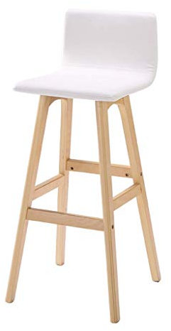 Taburete de hierro, taburetes altos, taburetes para el hogar, cocina, desayuno, patas blancas (altura del asiento: 60/72/83 cm) para pub cafetera; (tamaño: altura del asiento 60 cm)