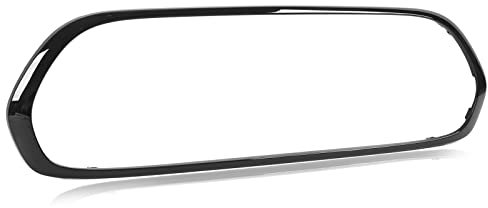 Kühlergrill-Zierleiste, ABS-PP, Schwarz Glänzend, Kühlergrill-Umrandungsabdeckung, Ersatz, Stilvolles Design, Hochfeste, Kratzfeste Chrom-Kühlergrill-Zierleiste für Mini F55