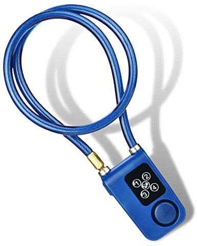 Lucchetto antifurto per bici con allarme a vibrazione e password digitale Blocco di sicurezza intelligente Blocco allarme intelligente antifurto