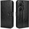 HAOYE Coque pour ASUS Zenfone 9 Etui Portefeuille, Magnétique Premium Cuir PU/TPU Flip Case Cover, Antichoc Housse avec Carte Fentes/Stand Fonction. Noir