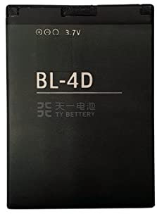 [TY BETTERY] Batteria compatibile con BL-4D Nokia E5 E7 N8 N97 / Brondi Amico Ci Sento, Amico Sicuro e Amico Chic W6 / NGM BL-22 / Simvalley PX-3884-675 / Texet TB-BL4D (VHBW4251004652443)