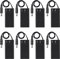 AEDIKO 8pcs 9V Battery Holder 9V Battery Holder with ON/Off Switch 9V Battery Case with DC 5.5 x 2.1mm Plug Leads 9V Battery Case Holder with Cover Storage Case Holder (with DC 5.5 x 2.1mm Plug)