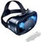 Spactz Full-Screen Virtual Reality 3D Brille VR Set 3D Virtual Reality Brille verstellbar mit Gamepad für Smartphone, Schwarz, Android, , Schwarz