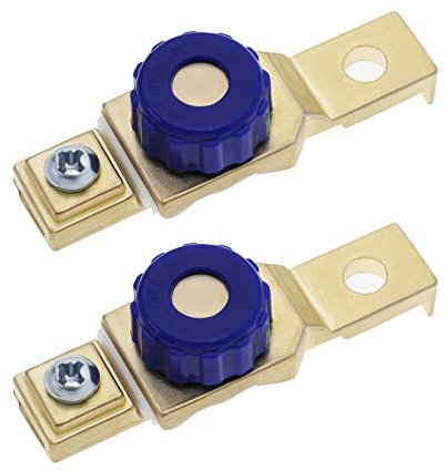 YINETTECH 2 STÜCKE Batterie Trennschalter Batterieschalter 6V 12V 80A Motorrad Batterietrennschalter Klemme Schnelltrennisolator für Stromunterbrechung