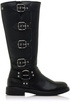 MTNG Stivali piatti Donna Stivali piatti BRUNA 59562 Donna | Stivali piatti casual | Chiusura con zip, Nero , 39 EU